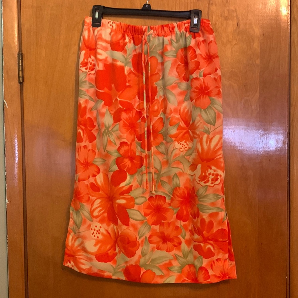 Koret Tropical Floral Skirt